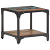 vidaXL Table basse 40x40x36 cm Bois de r&eacute;cup&eacute;ration massif