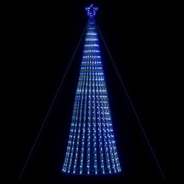 vidaXL Sapin de Noël à LED 1028 LED bleu 403 cm