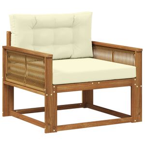 vidaXL Sofa de milieu ext&eacute;rieur Bois d'Acacia Massif Naturel