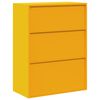 vidaXL Armoire de rangement Jaune moutarde 80 x 40 x 105 cm Acier