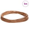 vidaXL Corde en Cuir Marron &Oslash;1 mm x 5 m Cuir