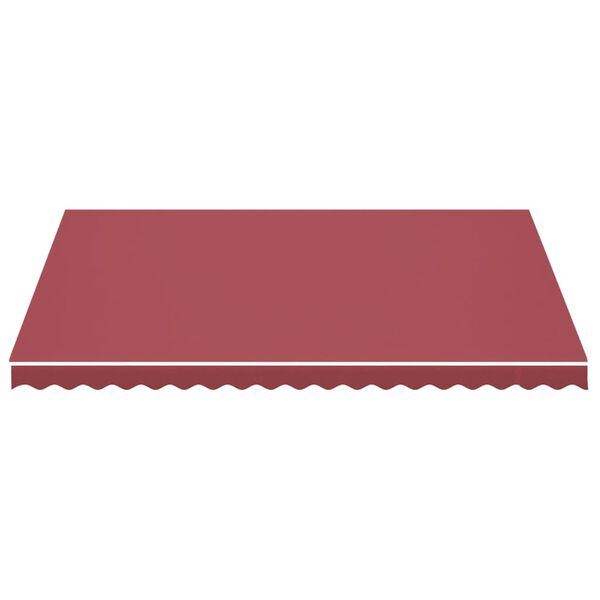 vidaXL Tissu de remplacement pour auvent Bordeaux rouge 4,5x3,5 m