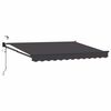 vidaXL Auvent r&eacute;tractable &eacute;lectrique Anthracite 3,5 x 2 m
