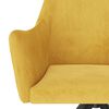 vidaXL Chaises à manger lot de 2 Jaune Velours