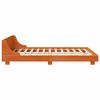 vidaXL Cadre de lit sans matelas cire marron 140x190cm bois pin massif