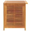 vidaXL Boîte de rangement de jardin persiennes 60x50x56cm bois acacia