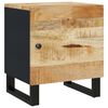 vidaXL Table de chevet 40x33x46 cm Bois de manguier solide