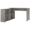 vidaXL Bureau d'angle Gris b&eacute;ton Bois d'ing&eacute;nierie