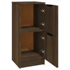 vidaXL Buffets 2 pcs chêne marron 30x30x70 cm Bois d'ingénierie