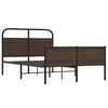 vidaXL Cadre de lit sans matelas 120x200 cm ch&ecirc;ne marron