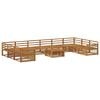 vidaXL Ensembles de canap&eacute;s 11 pc Bois d'Acacia Massif
