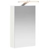 vidaXL Armoire Miroir de Salle de Bain Blanc 30 x 10,5 x 50 cm