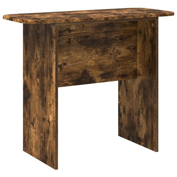 vidaXL Table console Ch&ecirc;ne fum&eacute; 93 x 40 x 75 cm Bois d'ing&eacute;nierie