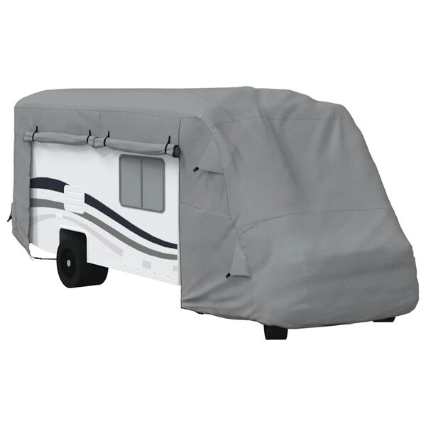 vidaXL Housses de camping-car gris 660x235x275 cm tissu non tiss&eacute;