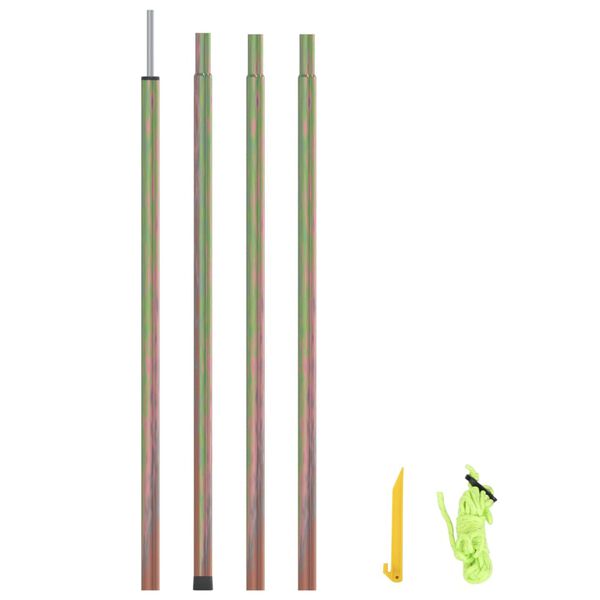 vidaXL Mât de parasol 250 cm Acier galvanisé