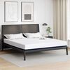vidaXL Matelas Blanc et Bleu 180 x 200 cm Tissu jacquard