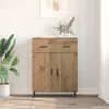 vidaXL Buffet Ch&ecirc;ne artisanal 69,5 x 34 x 90 cm Bois d'ing&eacute;nierie