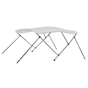 vidaXL Auvent bimini &agrave; 3 arceaux Blanc 183x140x137 cm