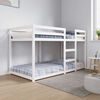 vidaXL Lit superposé sans matelas blanc 90x190 cm bois de pin massif