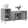 vidaXL Meuble TV Gris b&eacute;ton 100x35x55 cm Bois d'ing&eacute;nierie