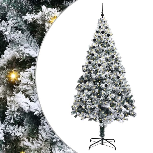 vidaXL Sapin de No&euml;l avec 300 LED avec support Vert 300 cm PVC