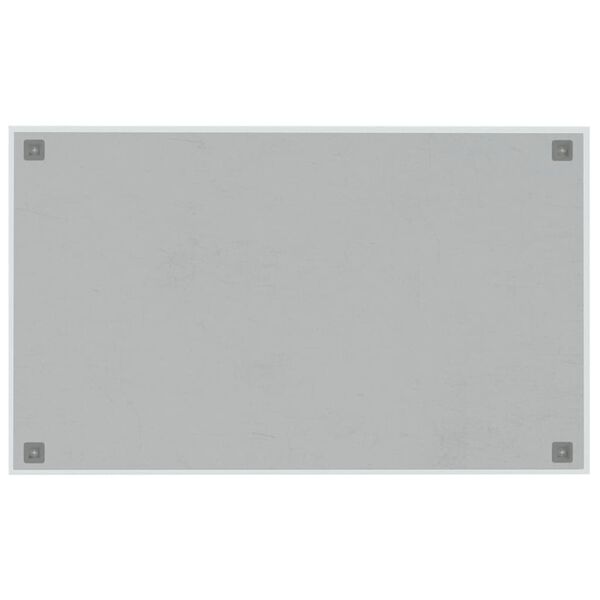vidaXL Tableau noir magn&eacute;tique mural blanc 100x60 cm verre tremp&eacute;