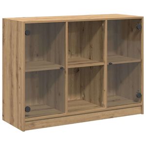 vidaXL Buffet ch&ecirc;ne artisanal 102x37x75,5 cm bois d'ing&eacute;nierie