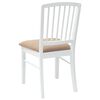 vidaXL Chaises de salle &agrave; manger 2 pcs Blanc 50 x 52,5 x 91 cm