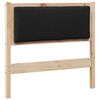 vidaXL Tête de lit Autre Marron 90 cm Bois massif en pin