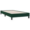 vidaXL Cadre de lit sans matelas vert fonc&eacute; 90x220 cm velours
