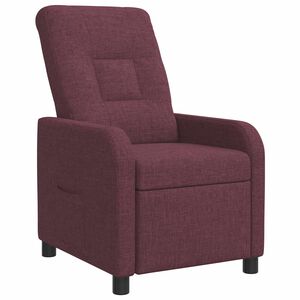 vidaXL Fauteuil inclinable Pourpre Tissu