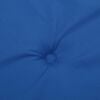 vidaXL Coussin de chaise de terrasse bleu royal (75+105)x50x4 cm