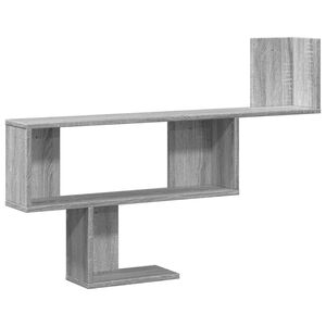 vidaXL &Eacute;tag&egrave;re murale sonoma gris 100x15x70 cm bois ing&eacute;nierie