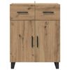 vidaXL Buffet Ch&ecirc;ne artisanal 69,5 x 34 x 90 cm Bois d'ing&eacute;nierie