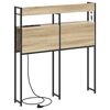vidaXL T&ecirc;te de lit de rangement Ch&ecirc;ne sonoma 80 cm Bois d'ing&eacute;nierie