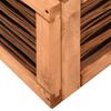 vidaXL Serre 60x80x45 cm Bois de pin massif et saule