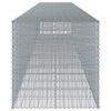 vidaXL Panier gabion avec couvercle 850x100x100 cm fer galvanisé