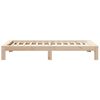 vidaXL Cadre de lit sans matelas 100x200 cm bois massif de pin