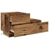 vidaXL Cabinet de chevet avec tiroir Bois ancien 70 x 36 x 40,5 cm