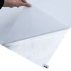 vidaXL Film de fen&ecirc;tre statique d&eacute;poli blanc 60x500 cm PVC