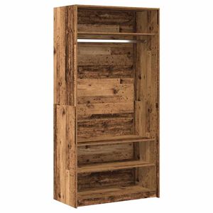 vidaXL Garde-robe vieux bois 100x50x200 cm bois d'ing&eacute;nierie