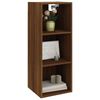 vidaXL Armoire murale ch&ecirc;ne marron 34,5x32,5x90 cm bois d'ing&eacute;nierie