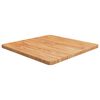 vidaXL Dessus de table carr&eacute; Marron clair60x60x2,5cm Bois ch&ecirc;ne trait&eacute;