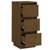 vidaXL Buffet marron miel 32x34x75 cm bois massif de pin