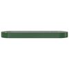 vidaXL Lit sur&eacute;lev&eacute; de jardin Acier galvanis&eacute; 450x140x36cm Vert
