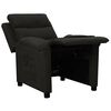 vidaXL Fauteuil inclinable Noir Tissu