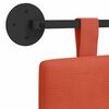 vidaXL T&ecirc;te de lit suspendue Uni Rouge orange 150 x 55 x 5 cm