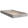 vidaXL Cadre de lit sans matelas gris b&eacute;ton 90x190 cm