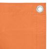 vidaXL &Eacute;cran de balcon Orange 120x600 cm Tissu Oxford