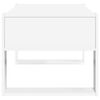 vidaXL Table basse Blanc 92 x 53 x 45 cm Bois d'ing&eacute;nierie